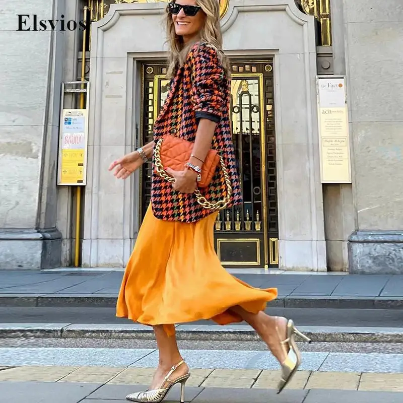 Модный яркий блейзер в стиле «гусиные лапки», верхняя одежда, ретро, повседневный офисный женский костюм, куртка, топы, женские осенне-зимни... 
Модный яркий блейзер в стиле «гусиные лапки», верхняя одежда, ретро, повседневный офисный женский костюм, куртка, топы, женские осенне-зимни...