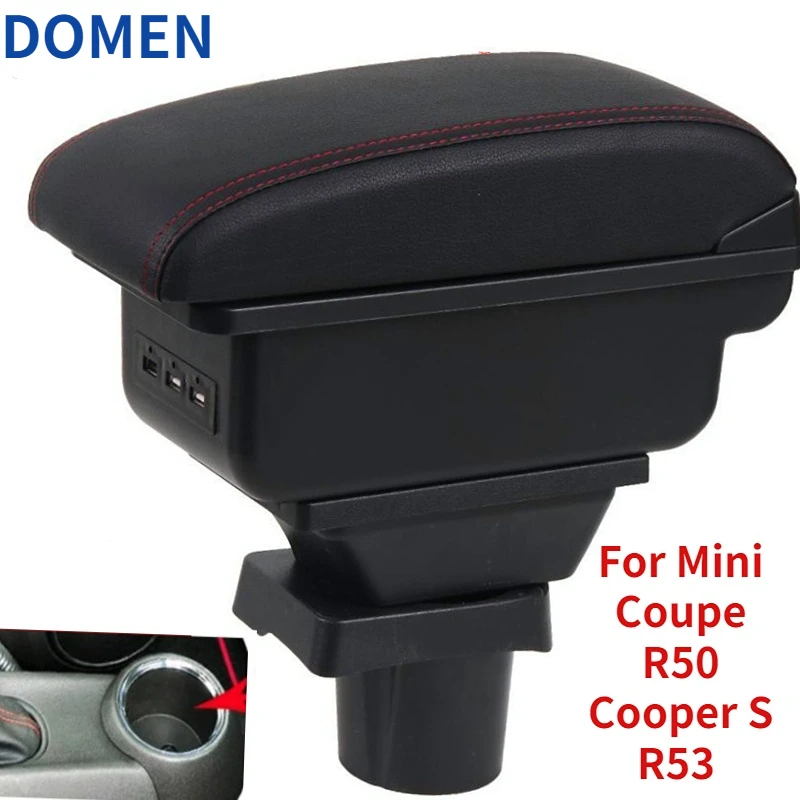 For Mini Coupe R50 Cooper S R53 armrest box for MINI Cooper R50 R52 R53 R56 R57 R58 Car Armrest interior storage box Retrofit
For Mini Coupe R50 Cooper S R53 armrest box for MINI Cooper R50 R52 R53 R56 R57 R58 Car Armrest interior storage box Retrofit