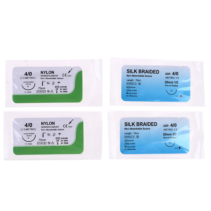 Hot sale 12PCS 75cm 4/0 Dental Surgical Needle Silk Medical Thread Suture Surgical Practice Kit
Hot sale 12PCS 75cm 4/0 Dental Surgical Needle Silk Medical Thread Suture Surgical Practice Kit