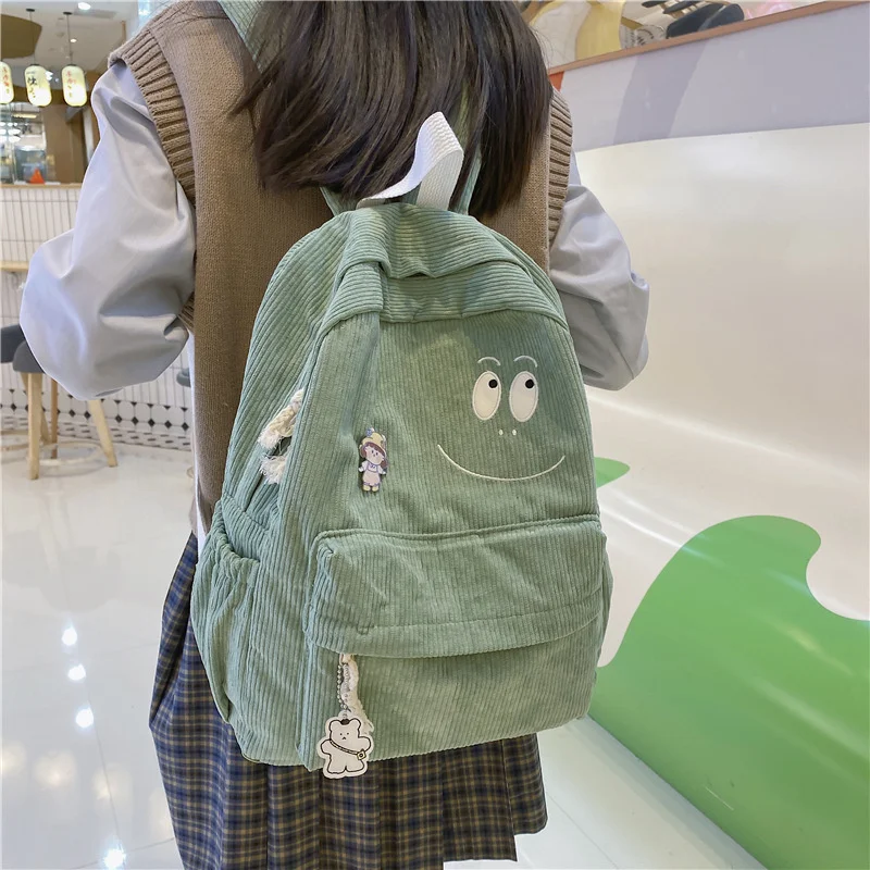 Женский вельветовый Вместительный рюкзак, легкие дорожные сумки, милые школьные ранцы для девочек-подростков
Женский вельветовый Вместительный рюкзак, легкие дорожные сумки, милые школьные ранцы для девочек-подростков