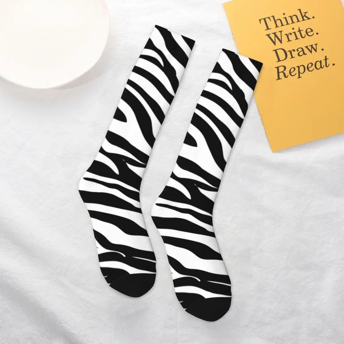 Zebra Design Socks Black And White Stripes Trekking Modern Mid Stockings Large Chemical Fiber Old School Youth Socks
Zebra Design Socks Black And White Stripes Trekking Modern Mid Stockings Large Chemical Fiber Old School Youth Socks