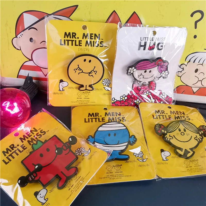 Anime Kawaii Mr Men and Little Miss Alloy Brooch Badge Model Boy Girl Kids Toys Gift Collection
Anime Kawaii Mr Men and Little Miss Alloy Brooch Badge Model Boy Girl Kids Toys Gift Collection