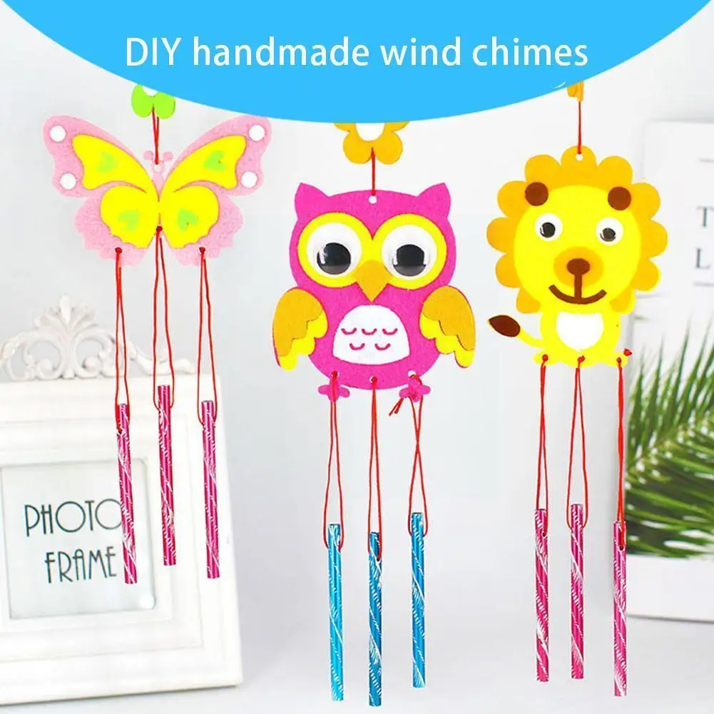 1Pc Children DIY Wind Chime Handmade Toy Kits Cartoon Hangings Stickers Puzzle Toy Kids Manual Craft Toy Windbell Toys For I7R3
1Pc Children DIY Wind Chime Handmade Toy Kits Cartoon Hangings Stickers Puzzle Toy Kids Manual Craft Toy Windbell Toys For I7R3