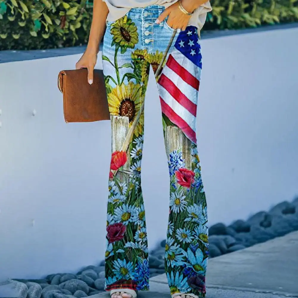 Pants Full Length Women Trousers Wide Leg Retro Style Women Pants 
Pants Full Length Women Trousers Wide Leg Retro Style Women Pants