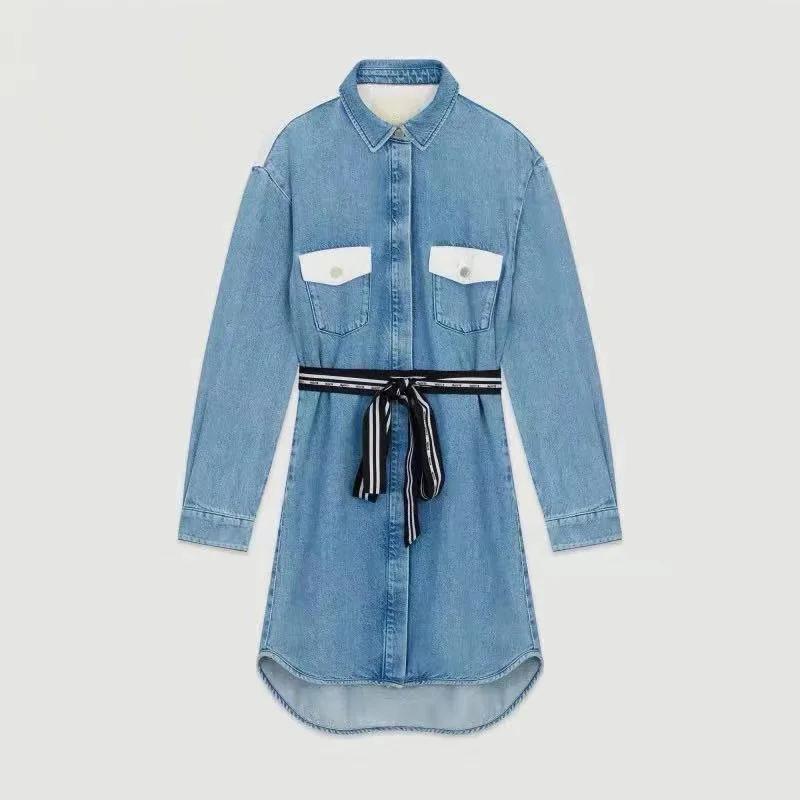 Fashion Maje Dresses New Spring Summer Autumn Dress for Women Girls Clash Match Color Paste Bag Dress Casual Female Maje Dress
Fashion Maje Dresses New Spring Summer Autumn Dress for Women Girls Clash Match Color Paste Bag Dress Casual Female Maje Dress