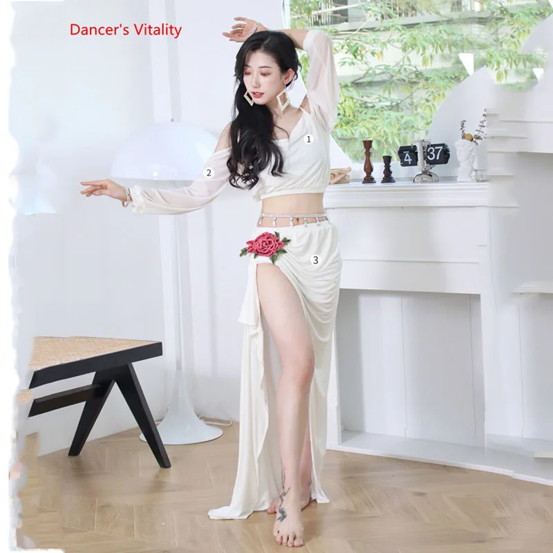 Belly Dancing Costume Set for Women Long Sleeves Top+Embroidery Skirt 2pcs Girl Dance Practice Clothes Oriental Wear Outfit
Belly Dancing Costume Set for Women Long Sleeves Top+Embroidery Skirt 2pcs Girl Dance Practice Clothes Oriental Wear Outfit