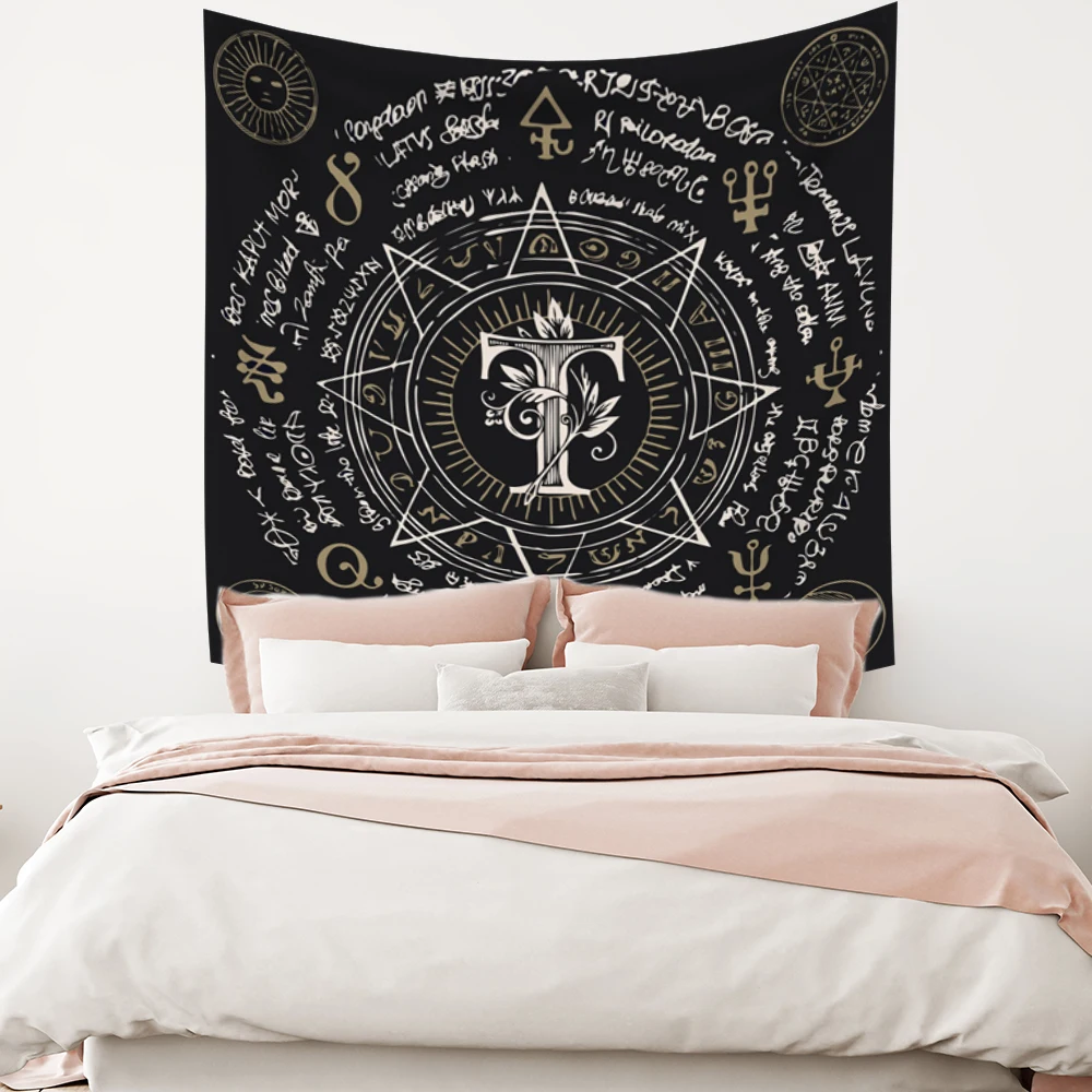 Mystical Symbol Tarot Tapestry Psychedelic Mandala Plant Wall Hanging Witchcraft Art Home Living Room Dormitory Decor Yoga Mat
Mystical Symbol Tarot Tapestry Psychedelic Mandala Plant Wall Hanging Witchcraft Art Home Living Room Dormitory Decor Yoga Mat