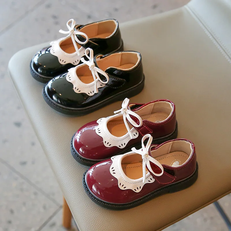 New Girl's Princess Shoes Wine Red Black Ruffles Bowknot Children Flat Shoes 21-35 Toddler Kids Single Shoe Shoes Girl
New Girl's Princess Shoes Wine Red Black Ruffles Bowknot Children Flat Shoes 21-35 Toddler Kids Single Shoe Shoes Girl