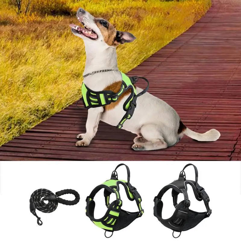 Dog Harness With Leash Breathable Dog Vest Pet Chest Strap Puppy Outdoor Walking Running Vest Harness Dog Chest Back Rope Collar
Dog Harness With Leash Breathable Dog Vest Pet Chest Strap Puppy Outdoor Walking Running Vest Harness Dog Chest Back Rope Collar