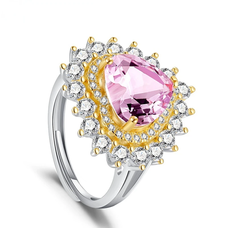 S925 Silver Ring Natural Amethyst Ring Popular Heart-shaped Amethyst Natural Gem Ring Female Gift engagement rings for women
S925 Silver Ring Natural Amethyst Ring Popular Heart-shaped Amethyst Natural Gem Ring Female Gift engagement rings for women