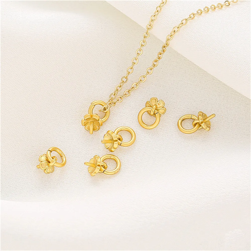 18K sand gold 6 petals flower half hole pearl holder pendant cap pin diy accessories handmade with needle hanging flower holder
18K sand gold 6 petals flower half hole pearl holder pendant cap pin diy accessories handmade with needle hanging flower holder