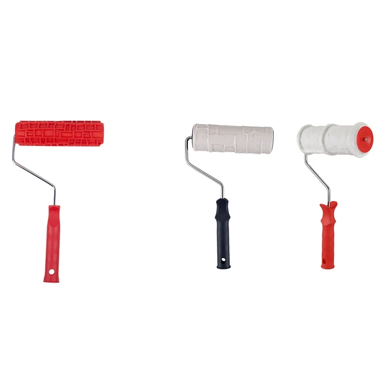 3 Pcs Paint Roller Brick Pattern Wall Painting Tools Wall Decoration Brush, 1 Pcs A & 2 Pcs B
3 Pcs Paint Roller Brick Pattern Wall Painting Tools Wall Decoration Brush, 1 Pcs A & 2 Pcs B