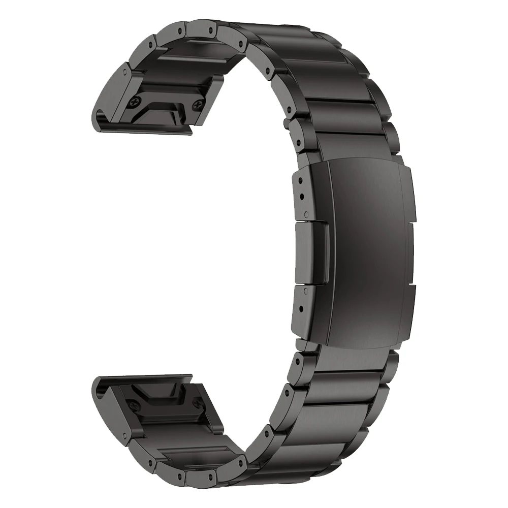 

QuickFit Titanium Metal 22mm 26mm Strap For Garmin Garmin Epix 2 Watch Band For Fenix 7 7X 6 6X 5 5X Plus Enduro 2 Watchband