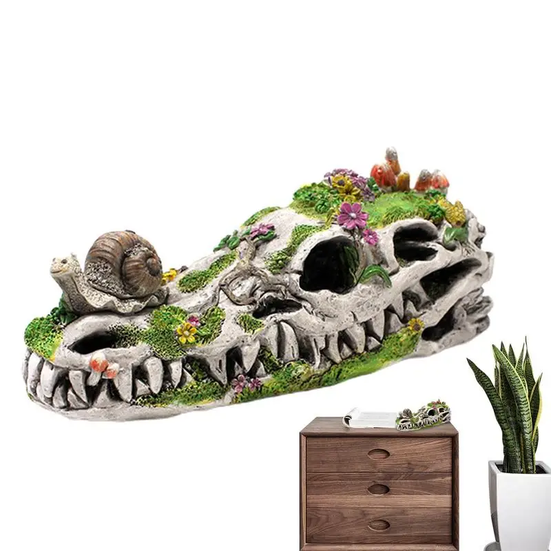 Outdoor Dragon Statues For Garden Garden Decor Landscape Model Ornament Backyard Animal Resin Figurine Decorations With Flower 
Outdoor Dragon Statues For Garden Garden Decor Landscape Model Ornament Backyard Animal Resin Figurine Decorations With Flower