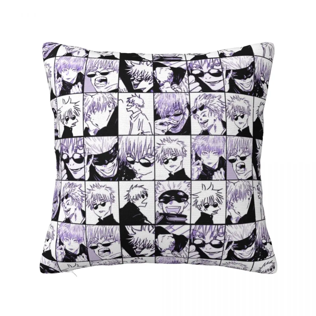 Gojo Satoru Manga Color Pillowcase Printed Fabric Cushion Cover Decorative Anime Jujutsu Kaisen Pillow Case Cover Square 40*40cm
Gojo Satoru Manga Color Pillowcase Printed Fabric Cushion Cover Decorative Anime Jujutsu Kaisen Pillow Case Cover Square 40*40cm