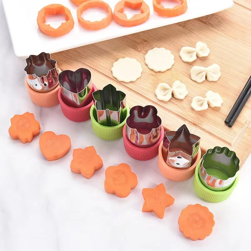 3Pcs Star Heart Shape Vegetables Cutter Plastic Handle Portable Cook Tools Stainless Steel Fruit Cutting Die Kitchen Gadgets
3Pcs Star Heart Shape Vegetables Cutter Plastic Handle Portable Cook Tools Stainless Steel Fruit Cutting Die Kitchen Gadgets