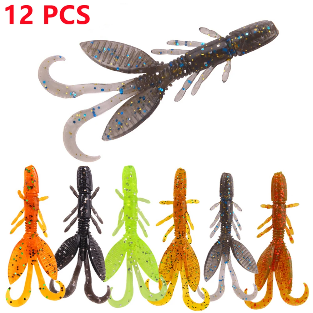 12pcs/pack 5.5cm Fake Shrimp Rigs Baits Silicone Fishing Lures Fish Catch For Sea Lake Pond Stream Fishing Pesca Iscas Tackle
12pcs/pack 5.5cm Fake Shrimp Rigs Baits Silicone Fishing Lures Fish Catch For Sea Lake Pond Stream Fishing Pesca Iscas Tackle