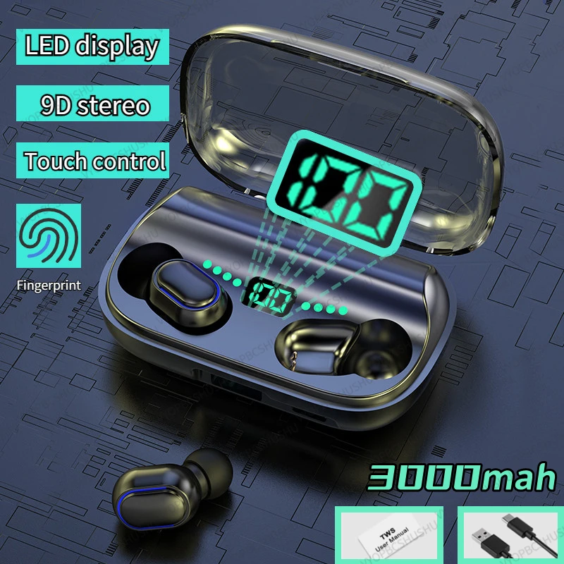 TWS-наушники с микрофоном и поддержкой Bluetooth 5,3 
TWS-наушники с микрофоном и поддержкой Bluetooth 5,3