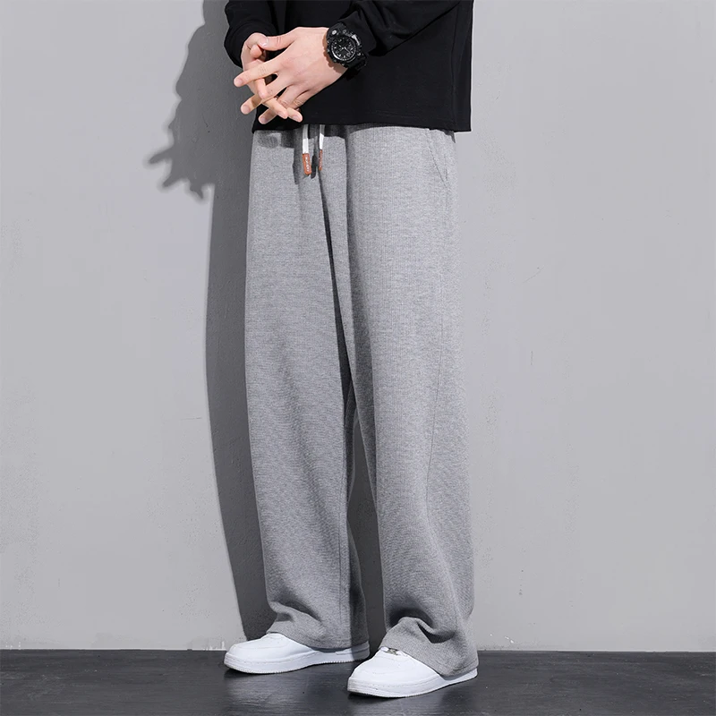 Men's Sweatpants Spring Waffle Straight Pant Large Size Men's Loose Solid Color Casual Pants Street Sweatpants Jogging Pants
Men's Sweatpants Spring Waffle Straight Pant Large Size Men's Loose Solid Color Casual Pants Street Sweatpants Jogging Pants