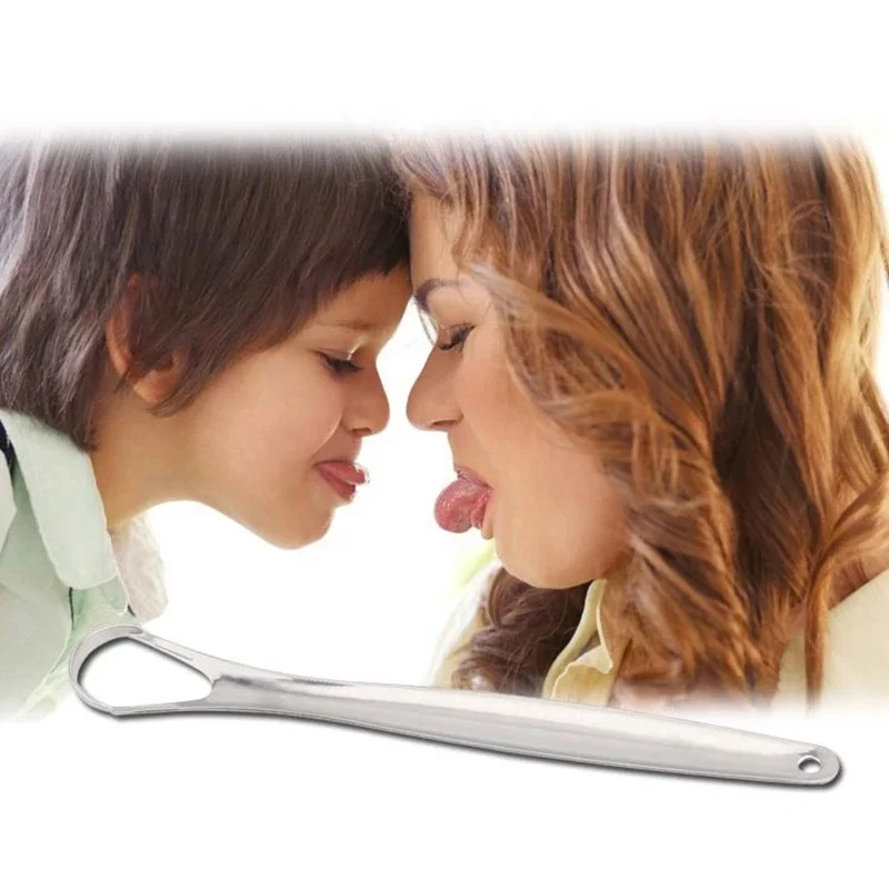 2PCS Useful Tongue Scraper Stainless Steel Oral Tongue Cleaner Medical Mouth Brush Reusable Fresh Breath Maker
2PCS Useful Tongue Scraper Stainless Steel Oral Tongue Cleaner Medical Mouth Brush Reusable Fresh Breath Maker