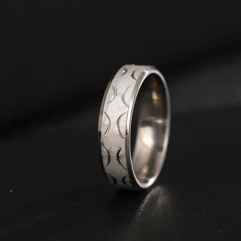 Titanium Steel Jewelry Fashion Silver Wave Shaped Batch Flower Men's And Women's Stainless Steel Ring
Titanium Steel Jewelry Fashion Silver Wave Shaped Batch Flower Men's And Women's Stainless Steel Ring