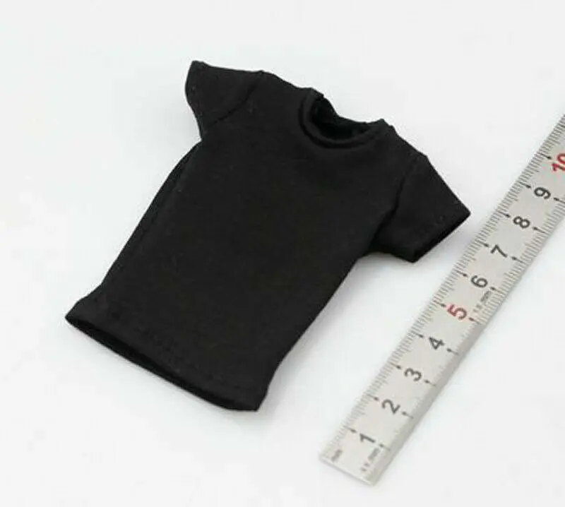 Модная однотонная черная женская футболка с коротким рукавом, модель 1/6 года
Модная однотонная черная женская футболка с коротким рукавом, модель 1/6 года