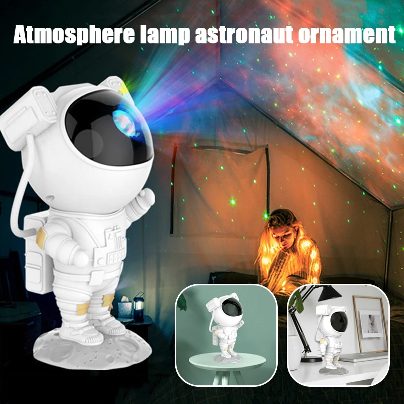 Desktop Astronaut Starry Projector Light Crafts Ornaments Adjustable Romantic Star Night Lighting For Home Decor Party Supplies
Desktop Astronaut Starry Projector Light Crafts Ornaments Adjustable Romantic Star Night Lighting For Home Decor Party Supplies
