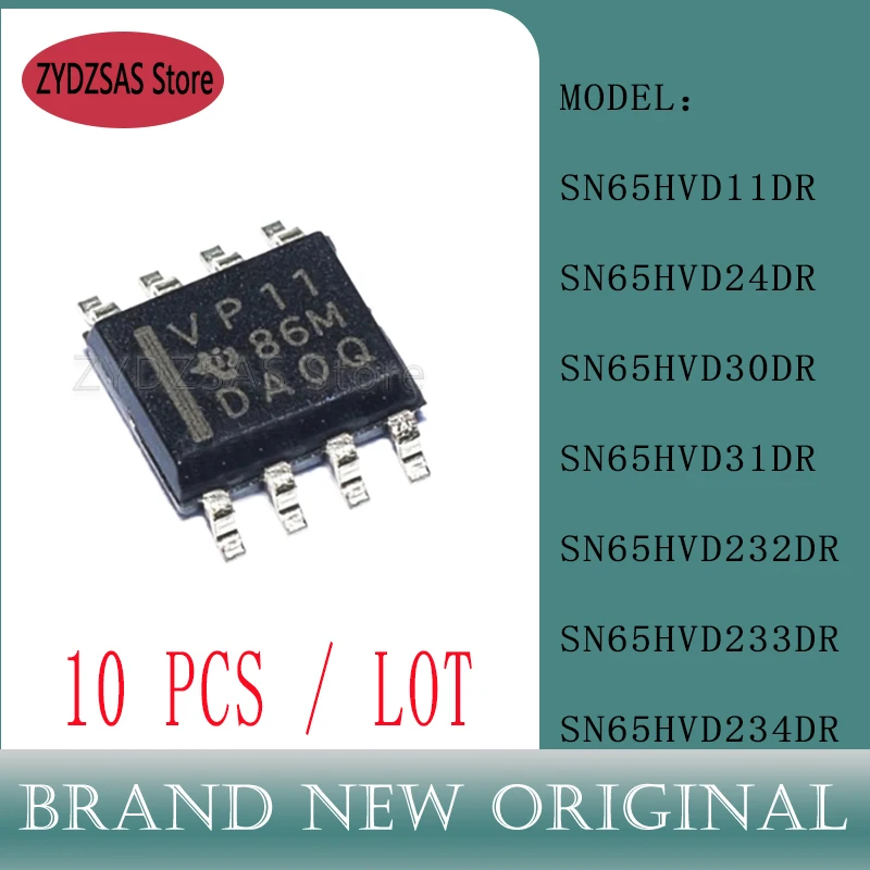 SN65HVD11DR SN65HVD24DR SN65HVD30DR SN65HVD31DR SN65HVD232DR SN65HVD233DR SN65HVD234DR SN65HVD SN65 SN IC Chip SOIC-8 
SN65HVD11DR SN65HVD24DR SN65HVD30DR SN65HVD31DR SN65HVD232DR SN65HVD233DR SN65HVD234DR SN65HVD SN65 SN IC Chip SOIC-8