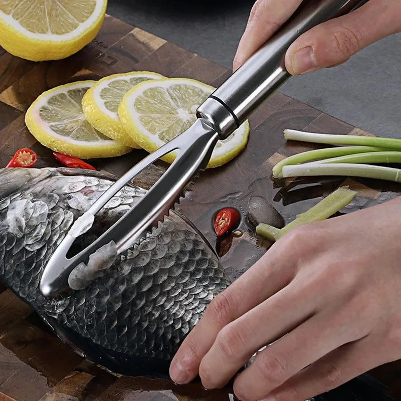 Kitchen Accessories Stainles Fish Scales Scraping Graters Fast Remove Fish Cleaning Peeler Scraper Fish Bone Tweezers Tool Gadge
Kitchen Accessories Stainles Fish Scales Scraping Graters Fast Remove Fish Cleaning Peeler Scraper Fish Bone Tweezers Tool Gadge
