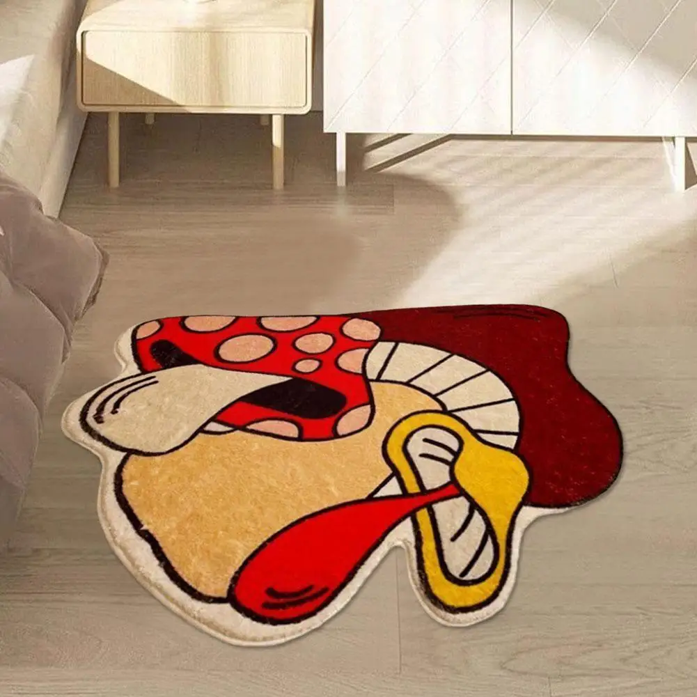 Cute Mushroom Soft Carpet Bed Mat Artistic Mat Ins Pink Floor Room Style Home Rug Red Cozy Decor Slip-Resistant Absorb B0F4
Cute Mushroom Soft Carpet Bed Mat Artistic Mat Ins Pink Floor Room Style Home Rug Red Cozy Decor Slip-Resistant Absorb B0F4