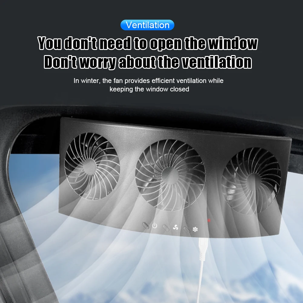 USB Auto Window Fan Air Vent Cooling Fan Ventilation Cooler Radiator 3-Head Car Air Purifier Ventilation Interior Accessories
USB Auto Window Fan Air Vent Cooling Fan Ventilation Cooler Radiator 3-Head Car Air Purifier Ventilation Interior Accessories