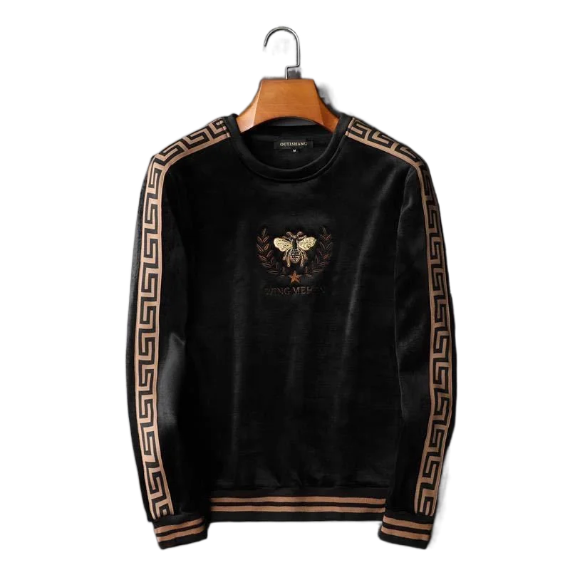 Men's Crewneck Pullover Thickened Double-sided hoodies Embroidered Sweater Winter Fashion Brand Sweatshirts Base Shirt Top
Men's Crewneck Pullover Thickened Double-sided hoodies Embroidered Sweater Winter Fashion Brand Sweatshirts Base Shirt Top