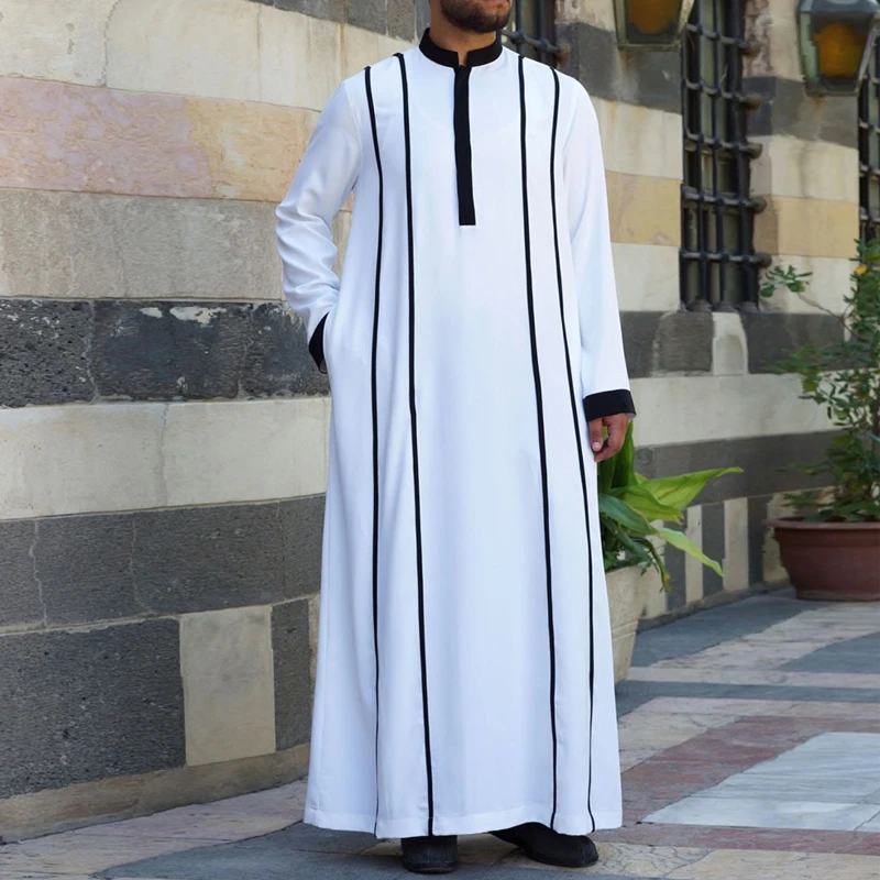 Мусульманская одежда Eid Ближний Восток Jubba Thobe с длинным рукавом круглый воротник Халаты для мужчин Caftan для весны лета осени зимы
Мусульманская одежда Eid Ближний Восток Jubba Thobe с длинным рукавом круглый воротник Халаты для мужчин Caftan для весны лета осени зимы
