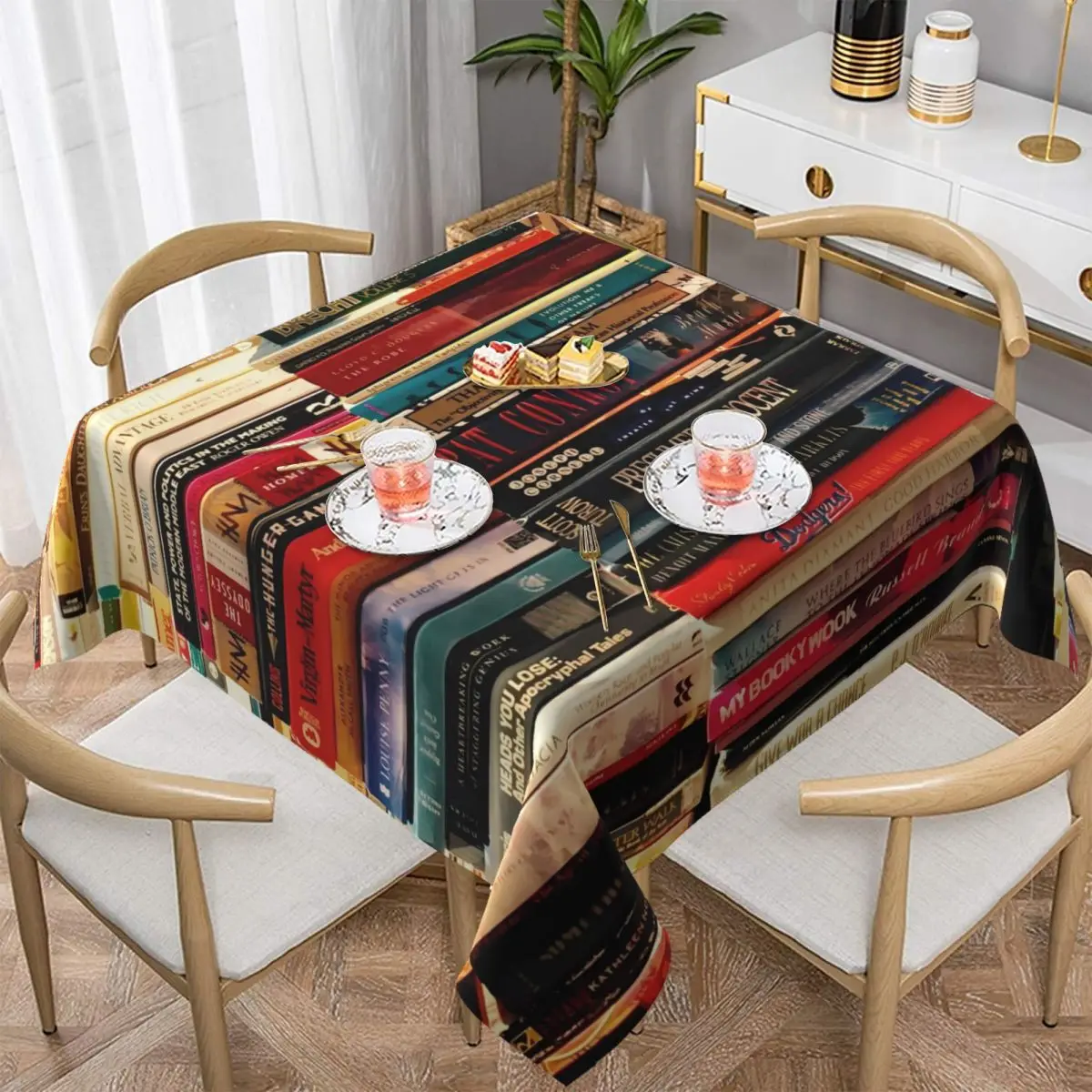 The Library Tablecloth Books Print Wholesale Beautiful Table Cover Wedding Custom Decoration Polyester Table Cloth
The Library Tablecloth Books Print Wholesale Beautiful Table Cover Wedding Custom Decoration Polyester Table Cloth