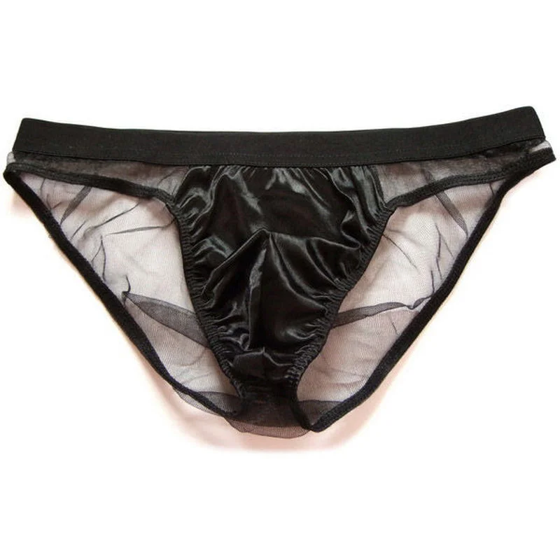 Men's Sexy Small Briefs Full Transparent Mesh Men's Low Waist Pouch Temptation T Pants Thong Sao See-through Underwear
Men's Sexy Small Briefs Full Transparent Mesh Men's Low Waist Pouch Temptation T Pants Thong Sao See-through Underwear