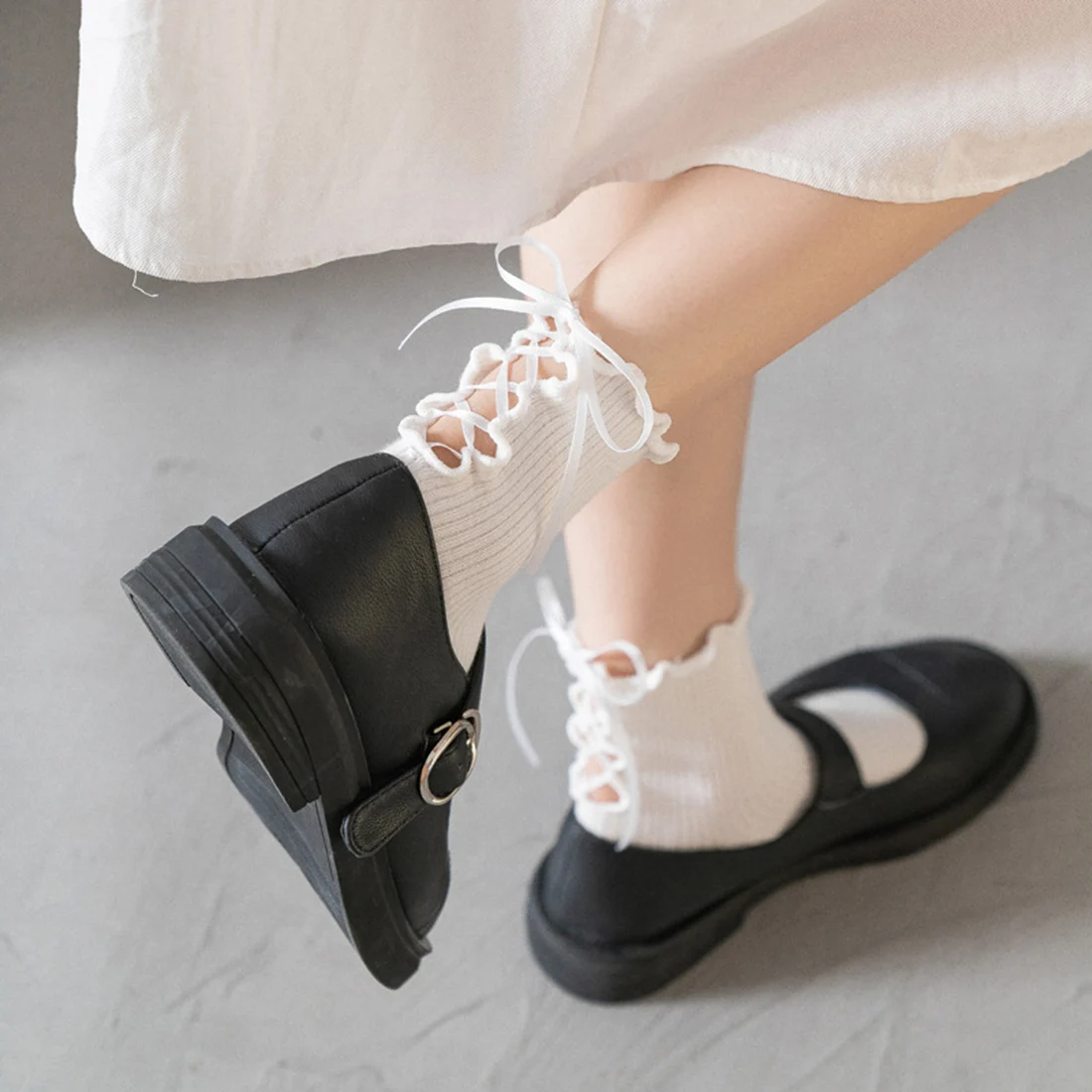 Sexy Bandage Women Socks Harajuku Sweet Retro Short Lolita Cotton Princess Girls Soft Solid Ankle Sock
Sexy Bandage Women Socks Harajuku Sweet Retro Short Lolita Cotton Princess Girls Soft Solid Ankle Sock
