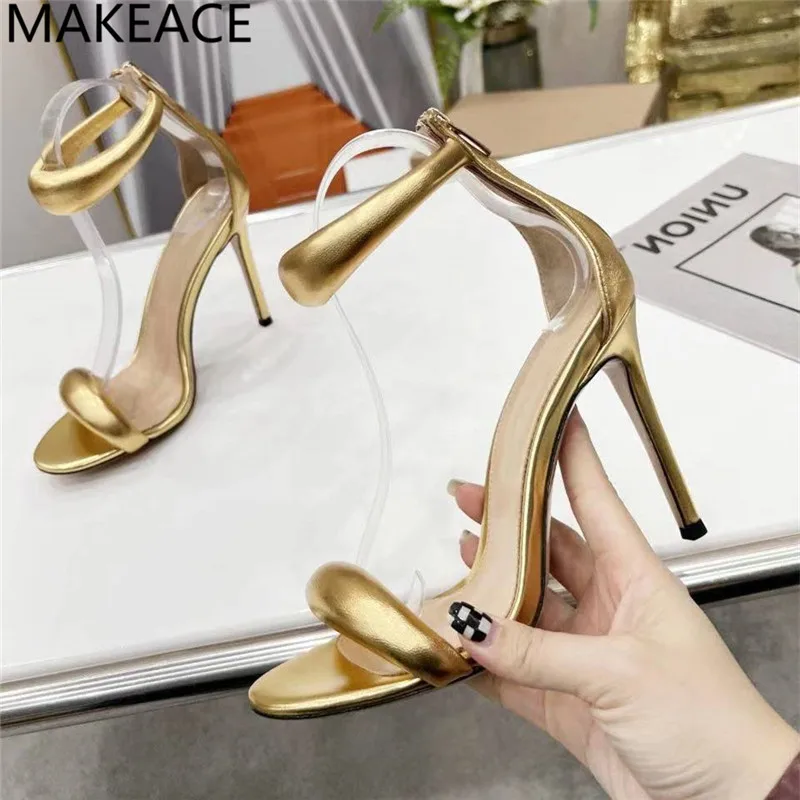 Summer New High Heels Sandals Women Genuine Leather Stiletto Ankle Strap Gladiator Sandalias Woman Sexy Runway Party Shoes 2022
Summer New High Heels Sandals Women Genuine Leather Stiletto Ankle Strap Gladiator Sandalias Woman Sexy Runway Party Shoes 2022