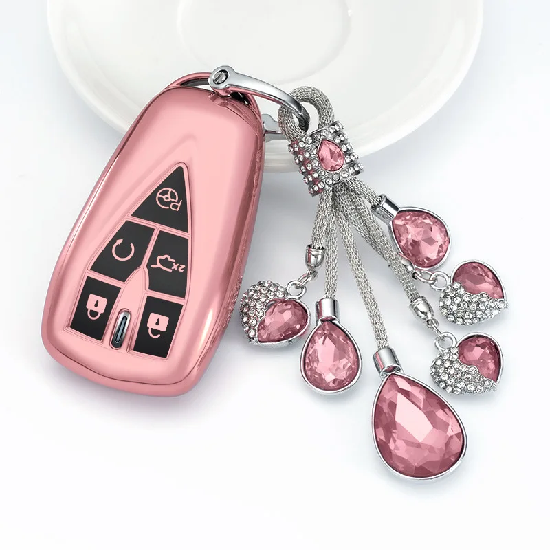 Fashion Chain TPU Car Key Cover Shell For Changan CS35PLUS CS55PLUS CS75PLUS 2019 keyProtective Case Accessories Keychain
Fashion Chain TPU Car Key Cover Shell For Changan CS35PLUS CS55PLUS CS75PLUS 2019 keyProtective Case Accessories Keychain