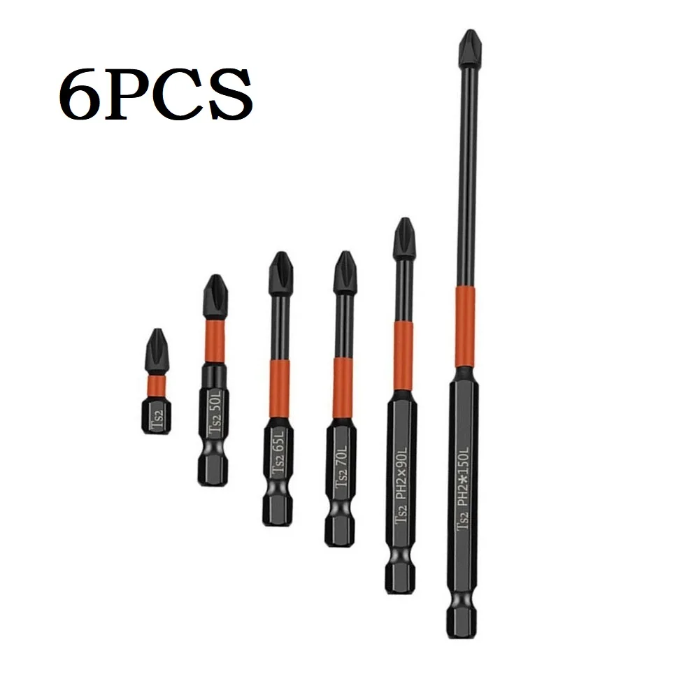 6pcs Magnetic Batch Head Impact Strong Cross PH2 High Hardness Screwdriver Set Anti Non-slip Screw Driver Hand Drill Bit Tools
6pcs Magnetic Batch Head Impact Strong Cross PH2 High Hardness Screwdriver Set Anti Non-slip Screw Driver Hand Drill Bit Tools