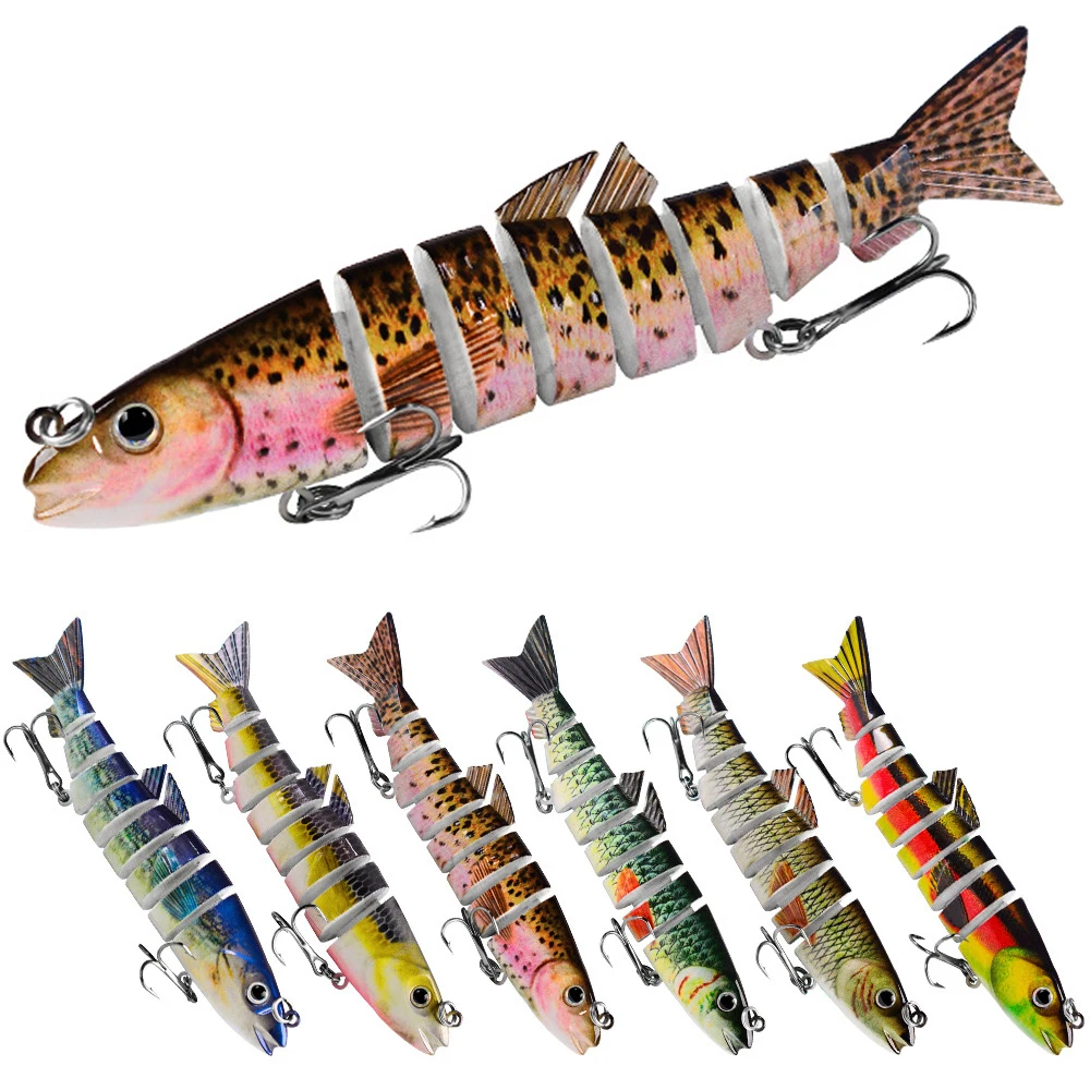 1PCS Multi Jointed Swimbaits 12.5cm 21.5g Trolling Hard Wobblers 8 Segements Fishing Lures Shore Casting Bass Jerkbaits
1PCS Multi Jointed Swimbaits 12.5cm 21.5g Trolling Hard Wobblers 8 Segements Fishing Lures Shore Casting Bass Jerkbaits