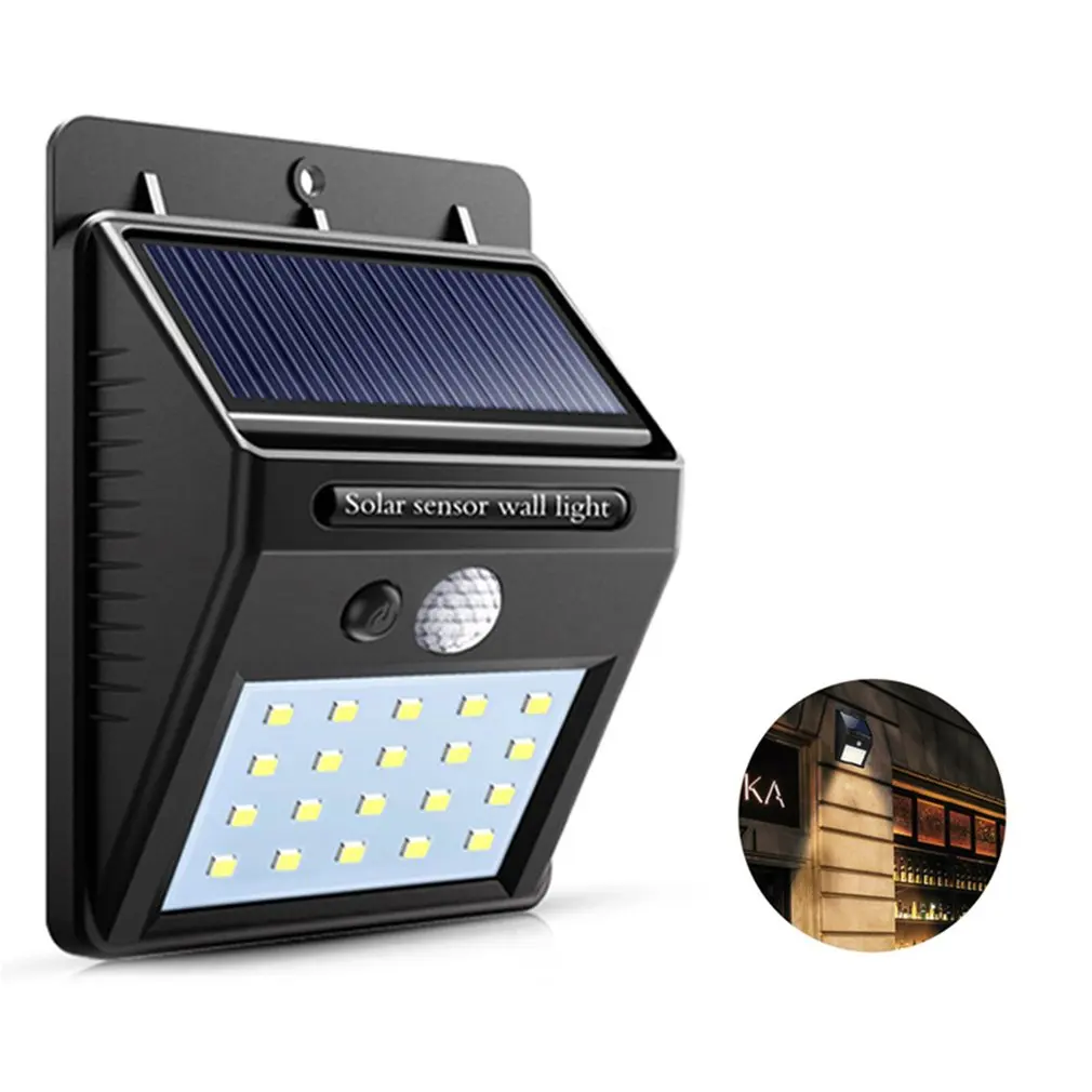 20 LED Solar Light Outdoor PIR Motion Sensor Lights Solar Wall Light Waterproof Emergency Led Light Street Garden Porch Lamp
20 LED Solar Light Outdoor PIR Motion Sensor Lights Solar Wall Light Waterproof Emergency Led Light Street Garden Porch Lamp