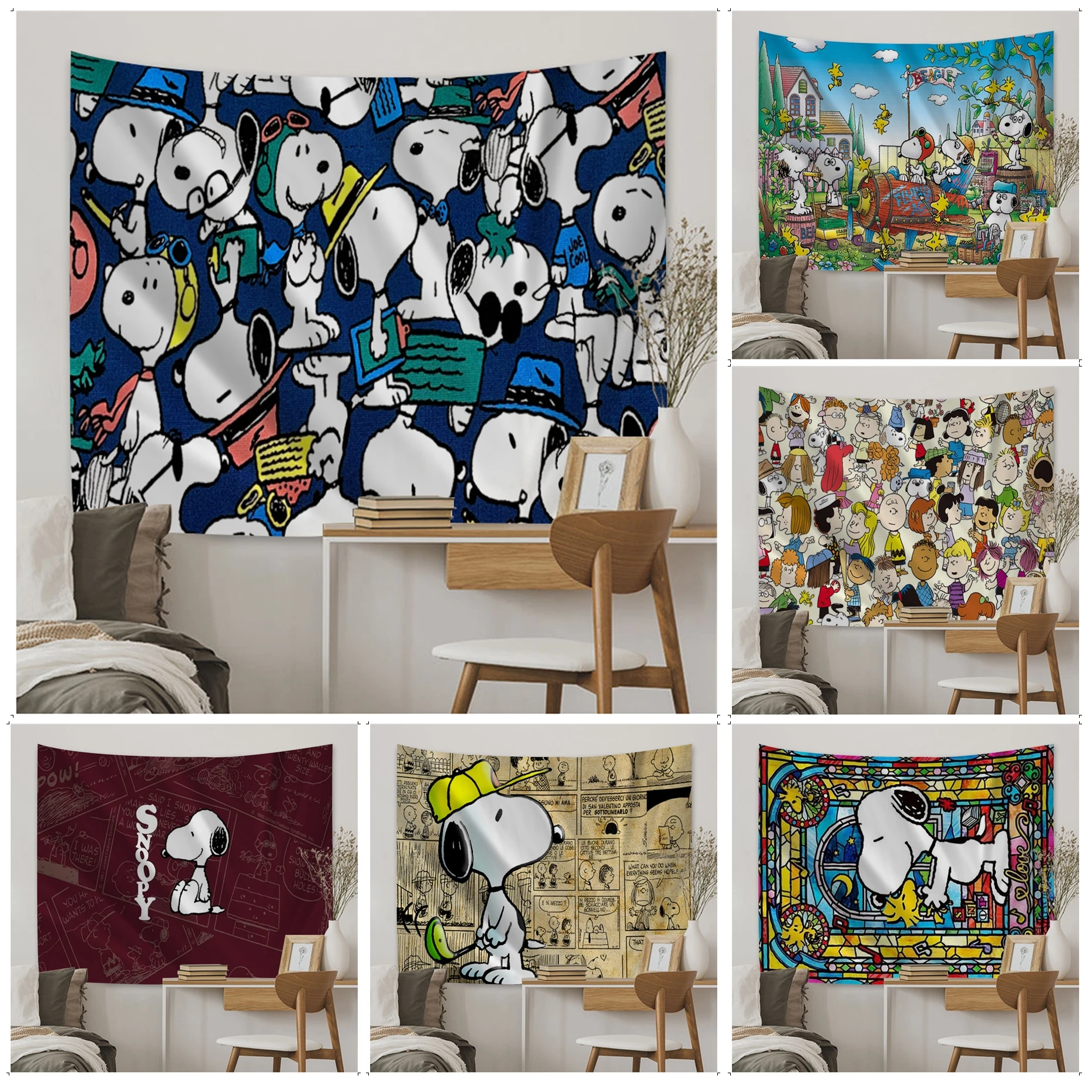 BANDAI Snoopy Tapestry Art Printing Art Science Fiction Room Home Decor Wall Art Decor
BANDAI Snoopy Tapestry Art Printing Art Science Fiction Room Home Decor Wall Art Decor