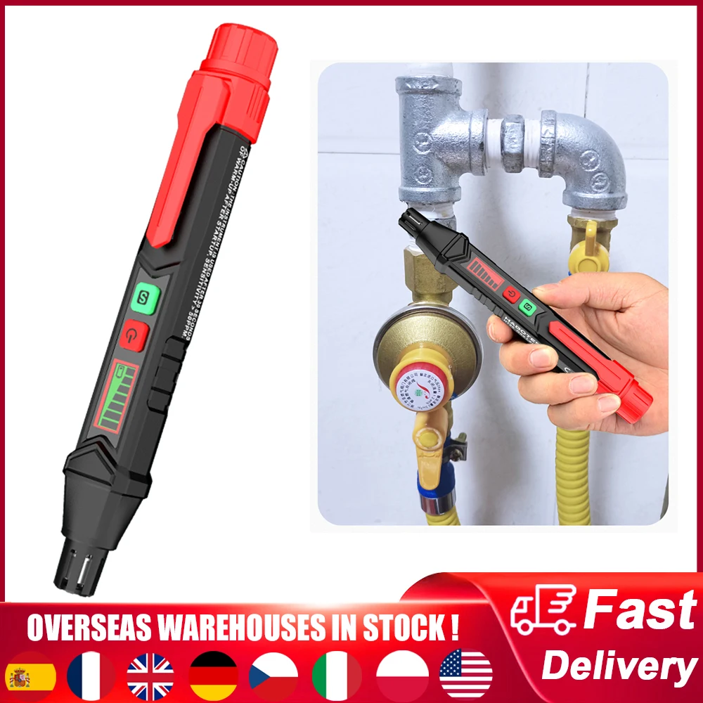 Портативный детектор утечки газа HT60, детектор горючих газов, звуковой визуальный детектор газа с ЖК-дисплеем, детектор метана, пропана, прир... 
Портативный детектор утечки газа HT60, детектор горючих газов, звуковой визуальный детектор газа с ЖК-дисплеем, детектор метана, пропана, прир...