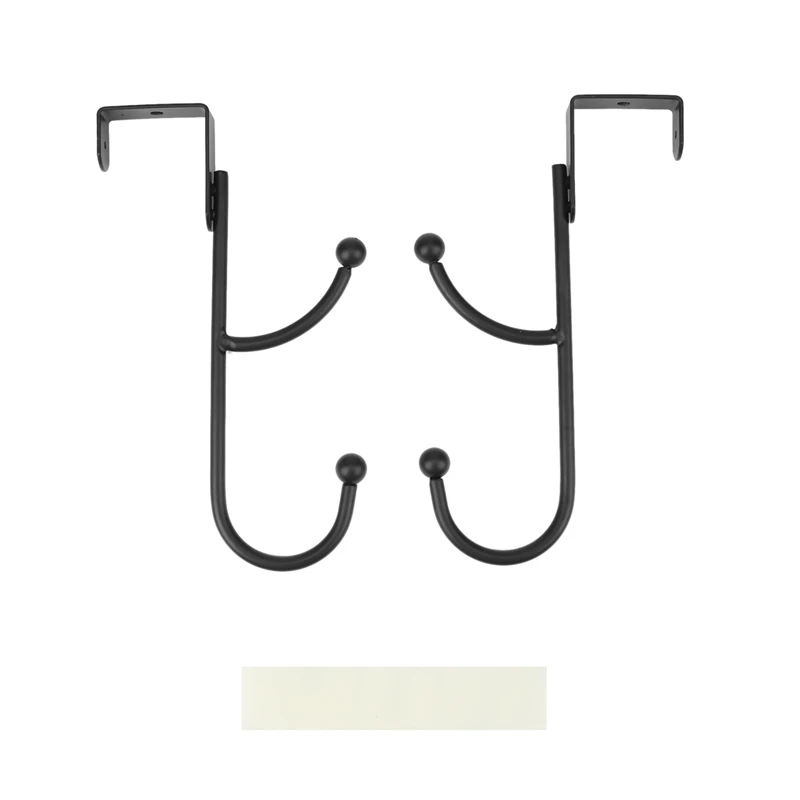 Decorative Over Door Double Hook Storage Organizer Rack For Coats, Hoodies, Hats, Scarves, Purses, Leashes
Decorative Over Door Double Hook Storage Organizer Rack For Coats, Hoodies, Hats, Scarves, Purses, Leashes
