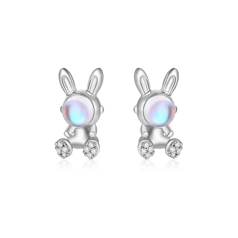 Creative 3D Rabbit Crystal Stud Earrings For Women Lovely Cute Animals Little Rabbit Retro Simple Female Jewelry Party Gift
Creative 3D Rabbit Crystal Stud Earrings For Women Lovely Cute Animals Little Rabbit Retro Simple Female Jewelry Party Gift