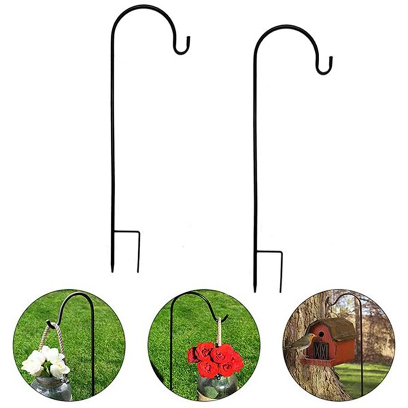 2 Pack Shepherd Hook 39 Inch Use At Weddings, Hanging Solar Lights, Lanterns, Bird Feeders, Metal Hanger Hook
2 Pack Shepherd Hook 39 Inch Use At Weddings, Hanging Solar Lights, Lanterns, Bird Feeders, Metal Hanger Hook