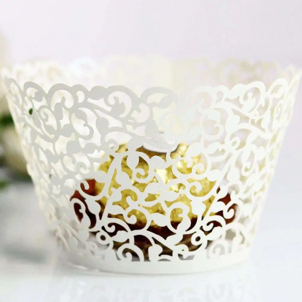 50pcs Filigree Vine Cupcake Wrappers Hollow Lace Cake Cupcake Wrappers Muffin Cases Baking Cup Case Trays Wedding Party Decor
50pcs Filigree Vine Cupcake Wrappers Hollow Lace Cake Cupcake Wrappers Muffin Cases Baking Cup Case Trays Wedding Party Decor