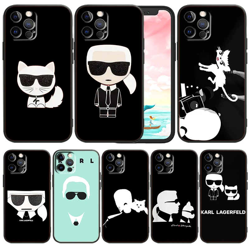 Lagerfeld Brand Designer KARLs For Apple iPhone 13 12 Mini 11 XS Pro Max X XR 8 7 6 Plus SE 2020 5 Funda Black Soft Phone Case
Lagerfeld Brand Designer KARLs For Apple iPhone 13 12 Mini 11 XS Pro Max X XR 8 7 6 Plus SE 2020 5 Funda Black Soft Phone Case