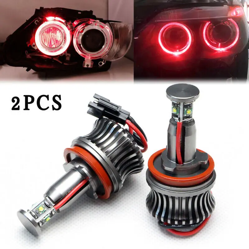 H8 LED Marker Red Angel Eye Light Headlight Bulb 1 Pair For BMW E60 E87/E91/E93
H8 LED Marker Red Angel Eye Light Headlight Bulb 1 Pair For BMW E60 E87/E91/E93