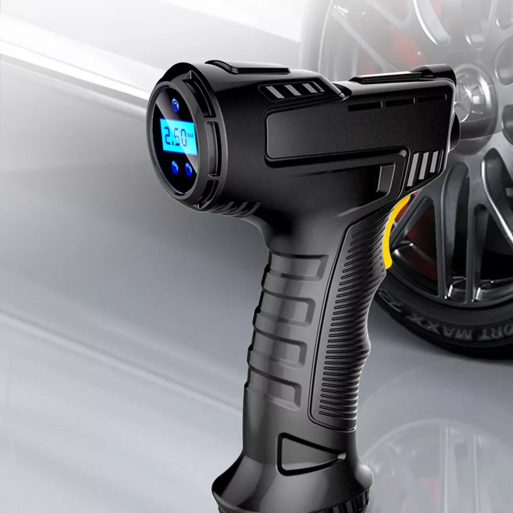 120W Rechargeable Air Compressor Cordless Inflatable Pump Portable Air Pump Car Tire Inflator Digital For Car Bicycle Balls
120W Rechargeable Air Compressor Cordless Inflatable Pump Portable Air Pump Car Tire Inflator Digital For Car Bicycle Balls